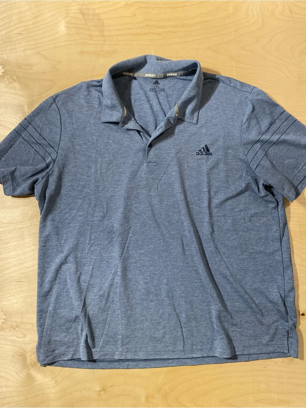 Adidas Men’s Blue Performance Polo Shirt 2XL (SZ)